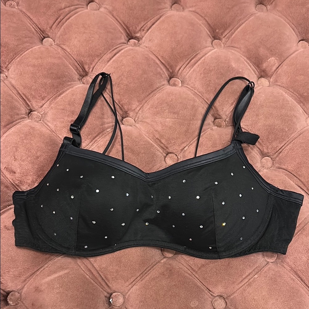 Victoria's Secret Black Bra with Adjustable Straps